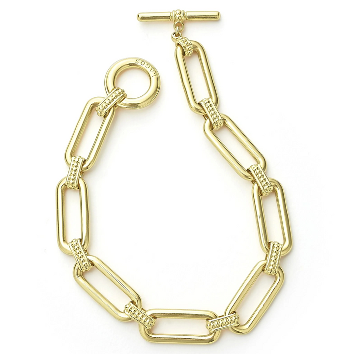 18K Gold Link Bracelet