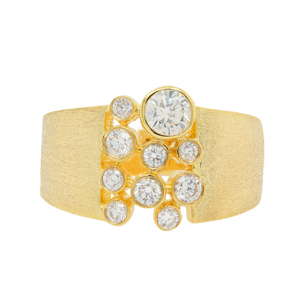 0.52ctw Diamond Cluster Fashion Ring