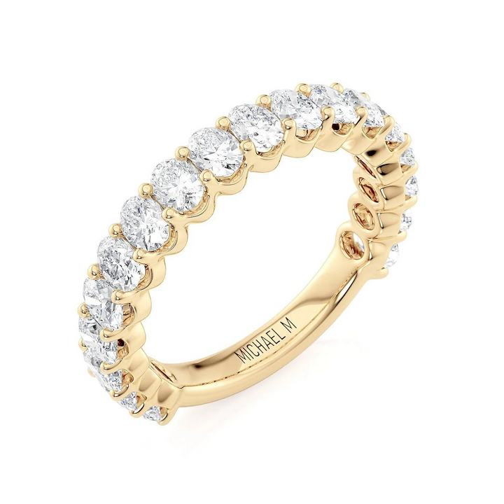 18K Yellow Gold, 1.80ctw Diamond Wedding Band