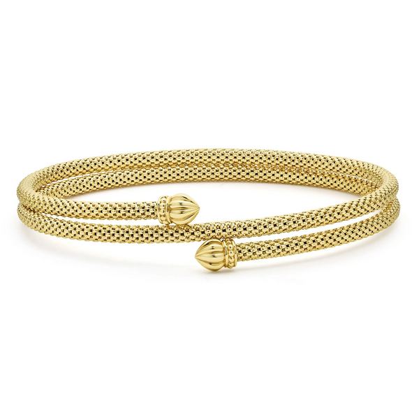 18K Gold Double Wrap Bracelet