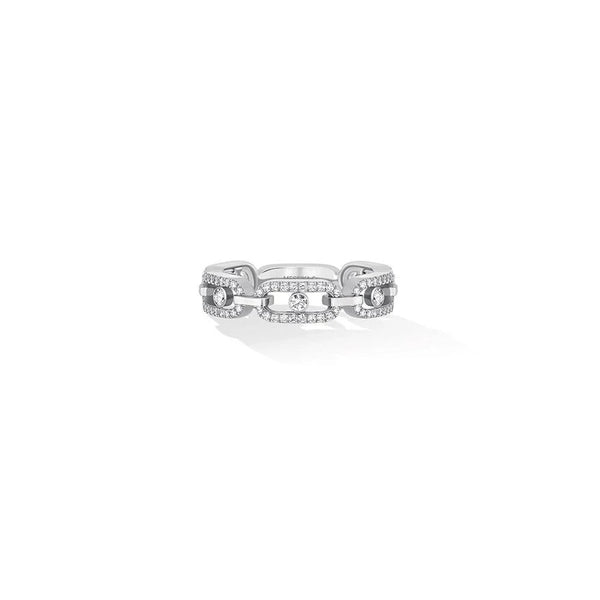 0.43ctw White Gold Diamond Multi-Pavé Fashion Ring