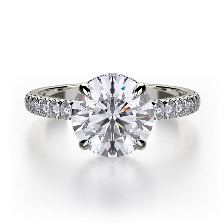 0.33ctw Round Diamond Engagement Ring, - Gunderson's Jewelers