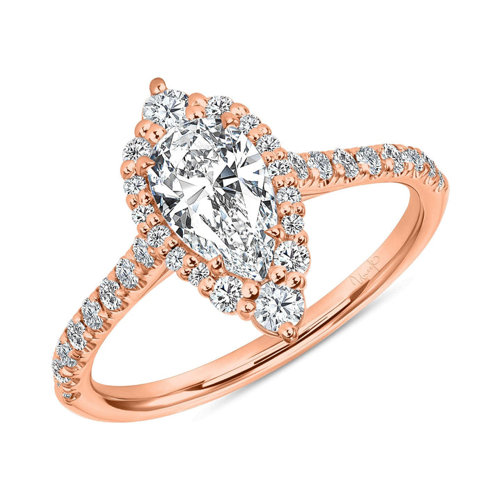 0.43ctw Diamond Engagement Ring, Rose Gold - Gunderson's Jewelers