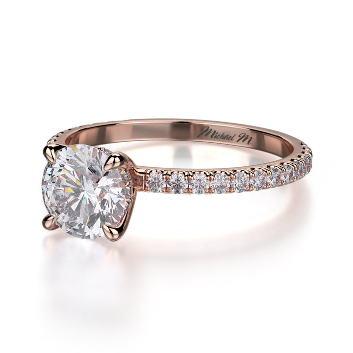 0.28ctw Round Diamond Engagement Ring