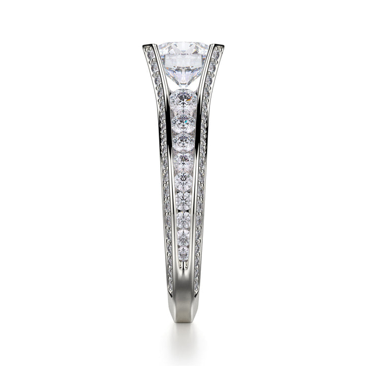 0.80ctw Round Diamond Engagement Ring