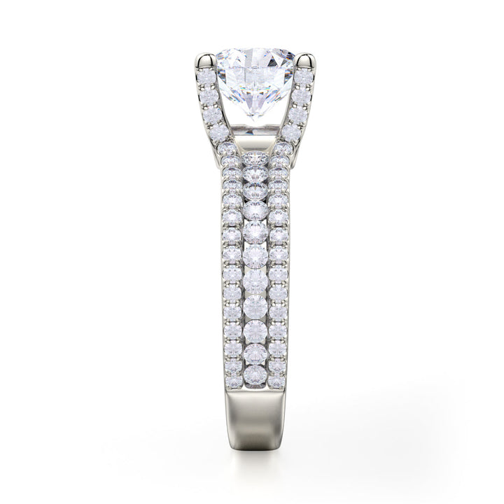 0.62ctw Round Diamond Engagement Ring