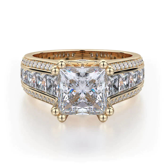 1.58ctw Princess Diamond Engagement Ring - Gunderson's Jewelers