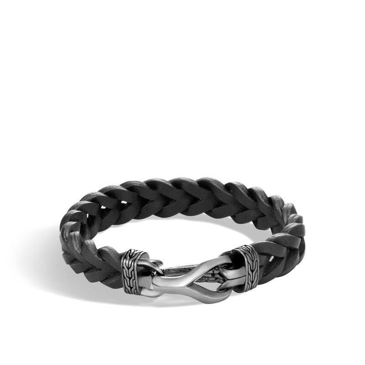 Asli Classic Chain Link Leather Braid Bracelet - Gunderson's Jewelers