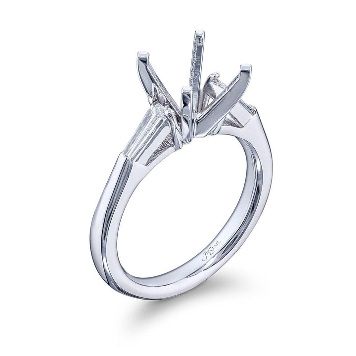 Baguette Diamond Engagement Ring - Gunderson's Jewelers