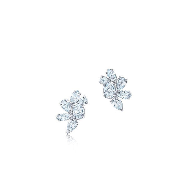 Diamond Cluster Earrings - Gunderson's Jewelers