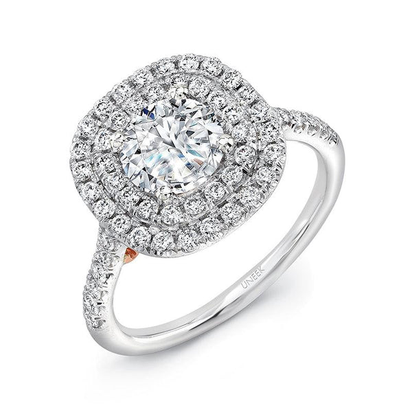 Diamond Double Halo Engagement Ring - Gunderson's Jewelers