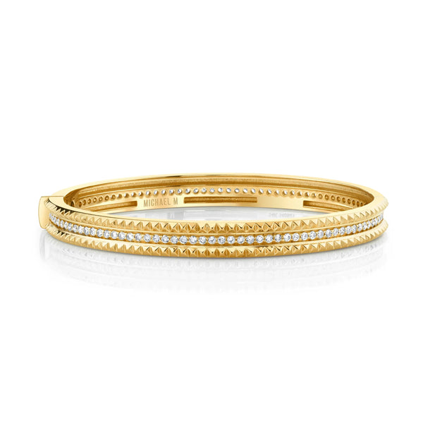 1.37ctw Tetra Pavé Bangle