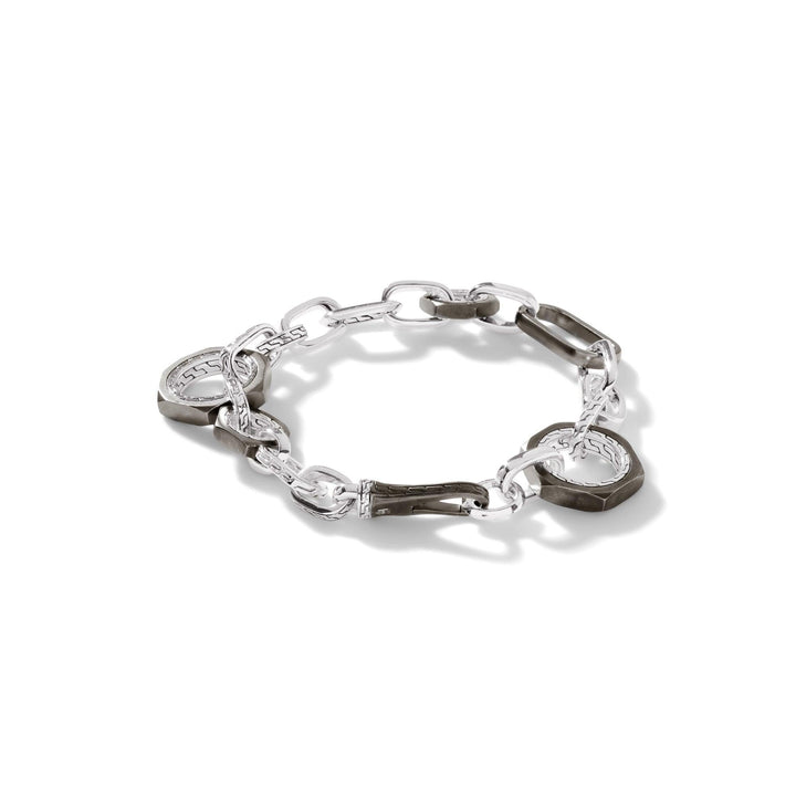 Sterling Silver Industrial Link Bracelet - Gunderson's Jewelers